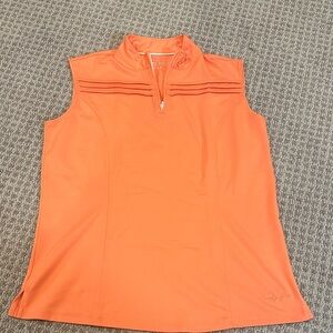 Lady Hagen Vibrant Orange Tank Top